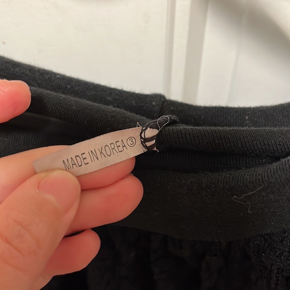 ❤️ Lace Skirted Leggings EUC made in Korea size Small - Picture 5 of 6